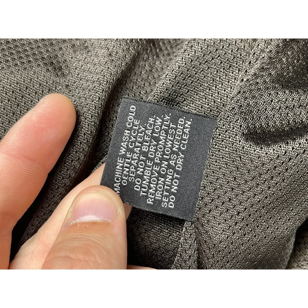 Towne by London Fog Mens 3XT Charcoal Gray Harrington Jacket Mesh Lined Full Zip